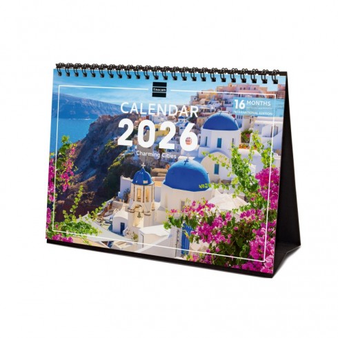 CALENDARIO SOBREMESA ESCRIBIR 210X150 2026 CHARMING INT.