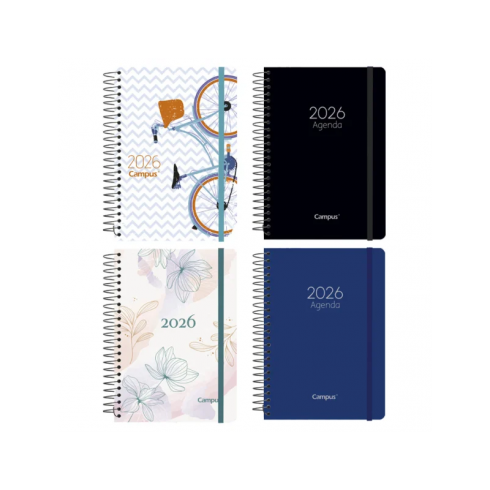 AGENDA CAMPUS  2026 A6 Dia Pag.TAPA POLIPROPILENO