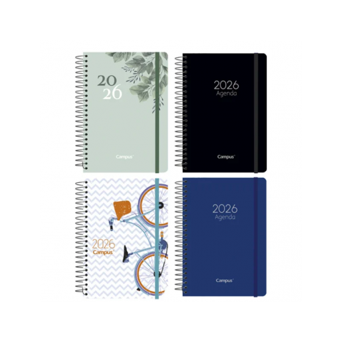 AGENDA CAMPUS  2026 A6 SEM.VISTA TAPA POLIPROPILENO