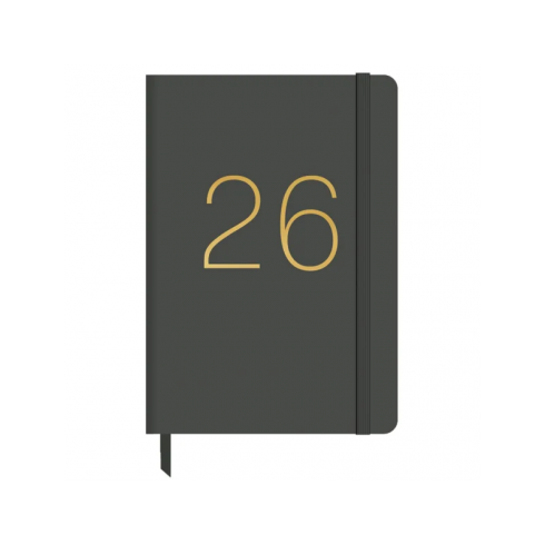 AGENDA ANUAL 2026 CAMPUS PU PLAIN A6 SEM VISTA GRIS