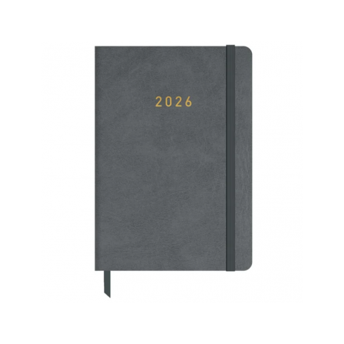 AGENDA ANUAL 2026 CAMPUS PU CALF A6 SEM VISTA GRIS CLARO