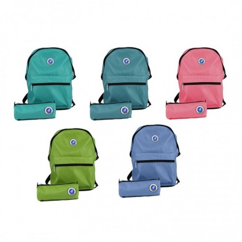 MOCHILA BASIC CON PORTADODO REDONDO