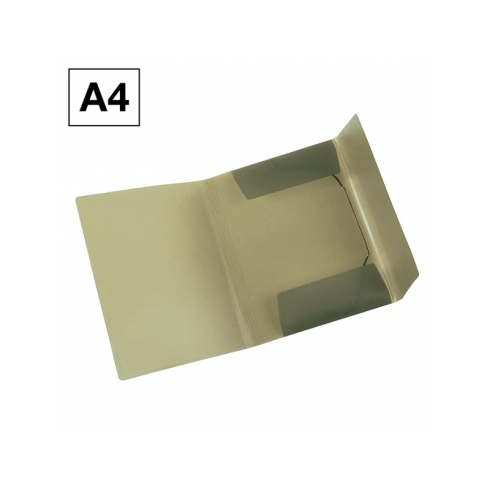 CARPETA POLIPROPILENO A4 SOLAPA TRASLUC. OCRE