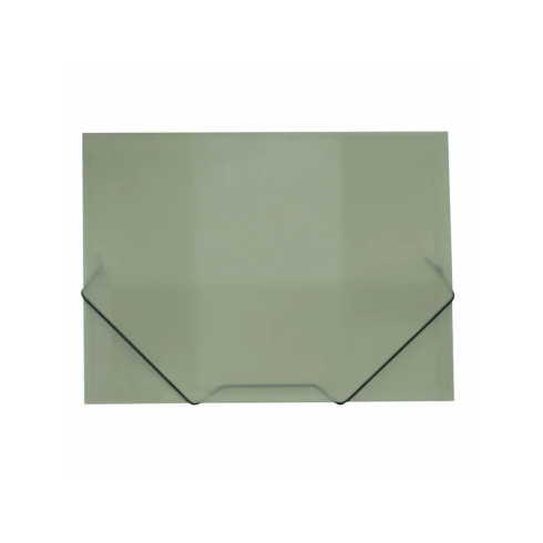 CARPETA POLIPROPILENO A4+ SOLAPA TRASLUC. GRIS MANHATTAN