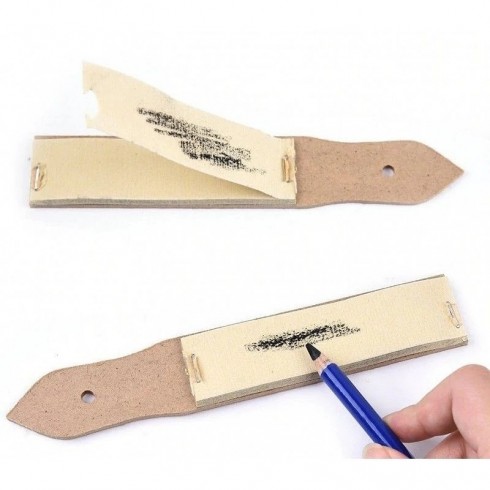 RASQUETA LIJA AFILADOR DE LAPIZ MINAS Y DIFUMINOS