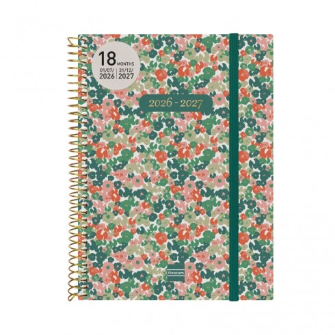 AGENDA FINOCAM 18M ESP. DAISY E10 SV HOR.26-27