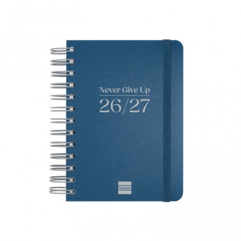 AGENDA FINOCAM COSMO 1/8 1DP AZUL 26-27