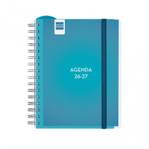 AGENDA FINOCAM MAGISTRAL 1/4  SV AZUL 26-27