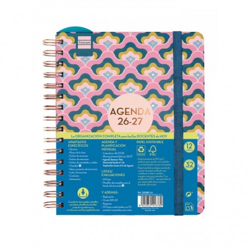 AGENDA FINOCAM MAGISTRAL 1/4  SV LILAC 26-27