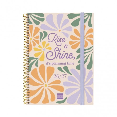 AGENDA FINOCAM SECUNDARIA 1/4 SVH SHINE 26-27
