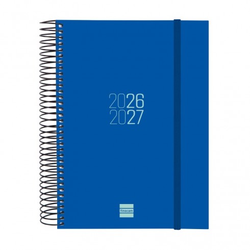 AGENDA FINOCAM ESPIRAL E10 1DP AZUL 26-27