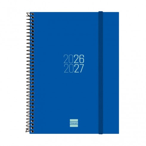 AGENDA FINOCAM ESPIRAL E10 SV AZUL 26-27