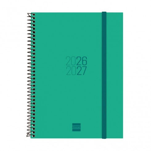 AGENDA FINOCAM ESPIRAL E10 SV VERDE 26-27