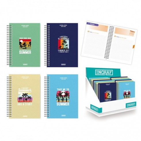 AGENDA ESCOLAR SUMMER 8º 1DP CARTON 26-27
