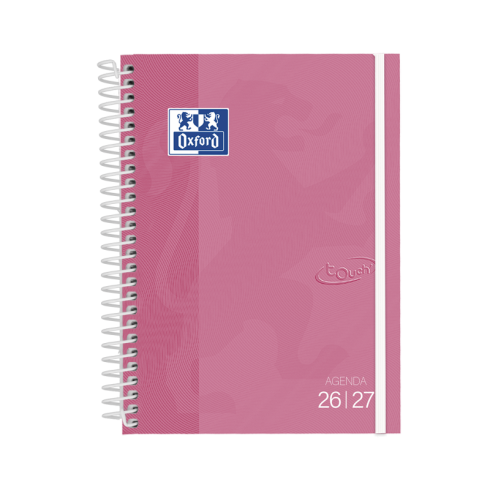 AGENDA ESCOLAR TAPA TOUCH PASTEL EXTRADURA 8º SEM.VISTA 26-27