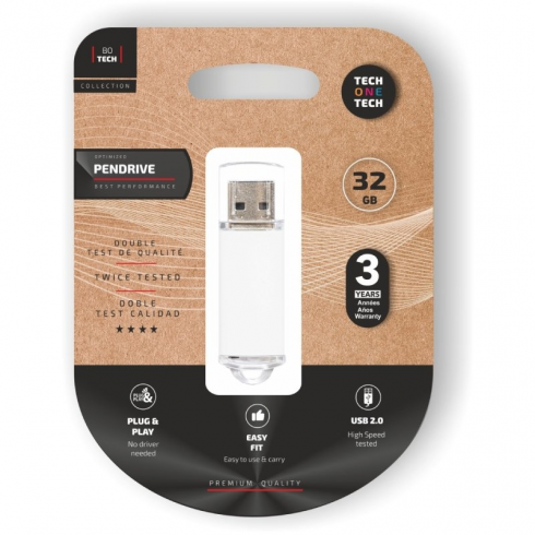 PENDRIVE 32GB BASIC WHITE
