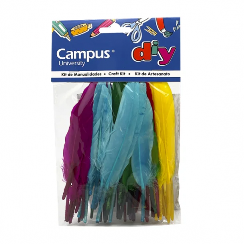 SET MANUALIDADES CAMPUS PLUMA DE OCA COLORES