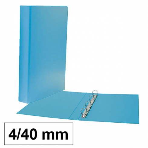 CARPETA CARTON Fº PLUS A4/40 AZUL CLARO