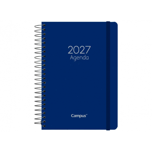 AGENDA CAMPUS  2027 A5 Dia Pag.TAPA POLIPROPILENO AZUL