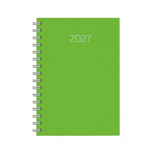 AGENDA 1DP 1/4 PREMIUM BASE WIRE´O 179-VERDE 2027