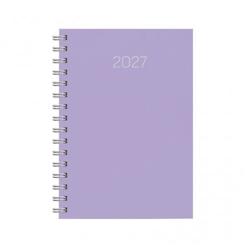 AGENDA 1DP 1/4 PREMIUM BASE WIRE´O 573-LILA 2027