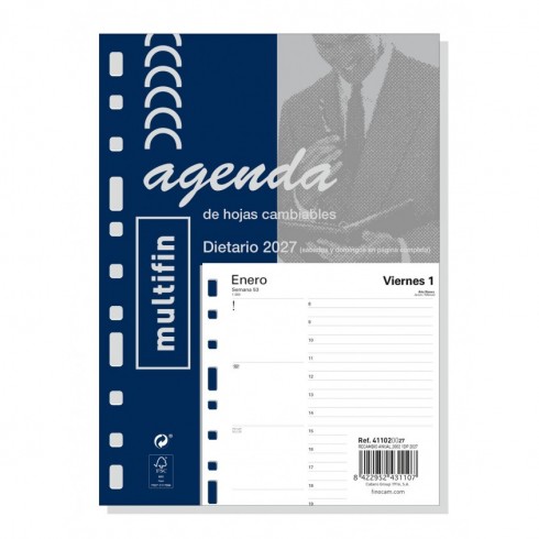 RECAMBIO MULTIFIN ANUAL 3002  1DP 155X215 2027