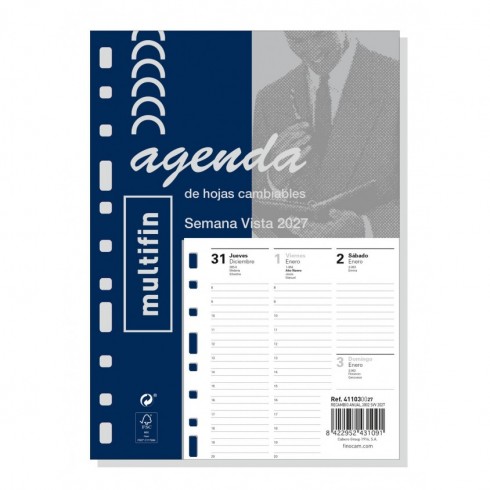 RECAMBIO MULTIFIN ANUAL 3002  SEM.VIS.155X215 2027