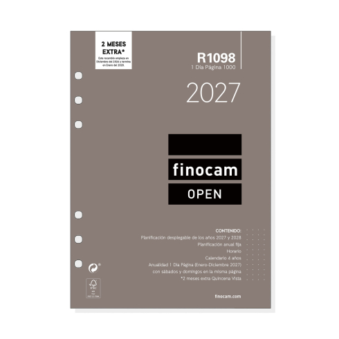 RECAMBIO FINOCAM OPEN1000 R1098 1DP 155X215 2027