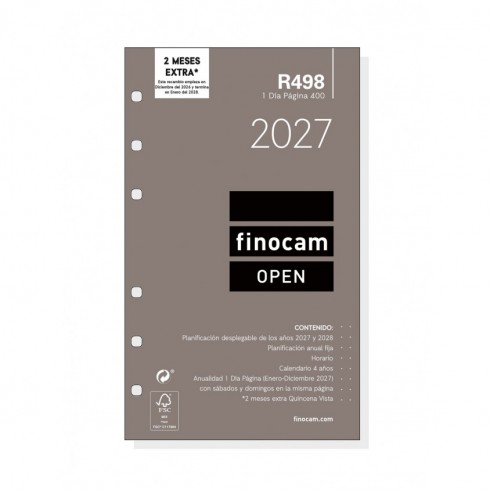 RECAMBIO FINOCAM OPEN 400 R498 1DP 91X152 2027