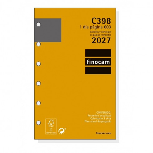 RECAMBIO FINOCAM C398 603 79x127 1DP 2027