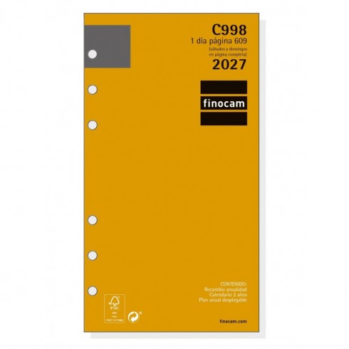 RECAMBIO FINOCAM C998 609 94x171 1DP 2027