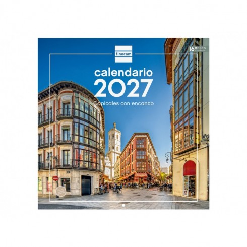 CALENDARIO PARED ESCRIBIR 30x30 CAPITALES 2027