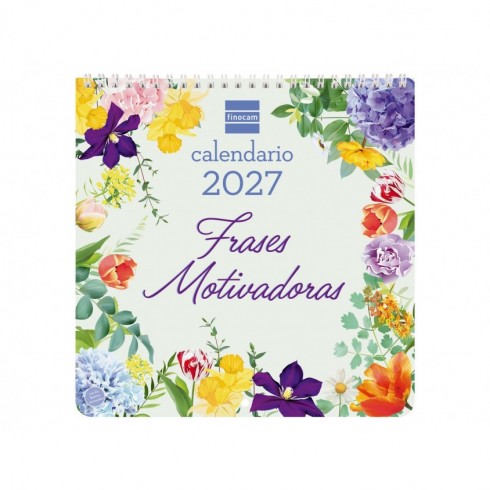CALENDARIO PARED ART 21X21 FRASES MOTIVADORAS 2027