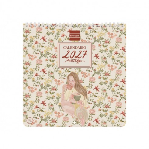 CALENDARIO PARED ART 21X21 MARTABGE 2027