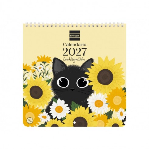CALENDARIO PARED ART 21X21 SARA MEYER 2027