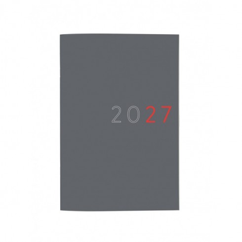 PLANIFICADOR AGENDA MES VISTA Y11 165X240 2027 GRIS