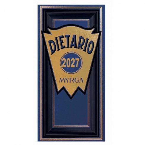DIETARIO MYRGA 2 TERCIOS AZUL 2027 1DP