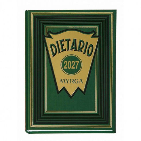 DIETARIO MYRGA CUARTO VERDE 2027 1DP