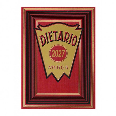 DIETARIO MYRGA CUARTO ROJO 2027 1DP