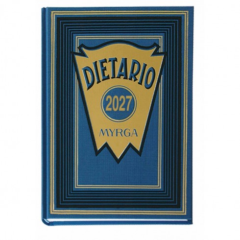 DIETARIO MYRGA OCTAVO AZUL 2027 1DP
