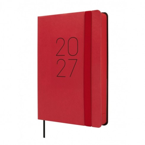 AGENDA FLEXI LISA F4 118X168 1DP 2027 ROJO
