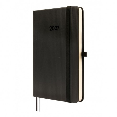 AGENDA TEXTURA M4 118X168 SV 2027 NEGRA