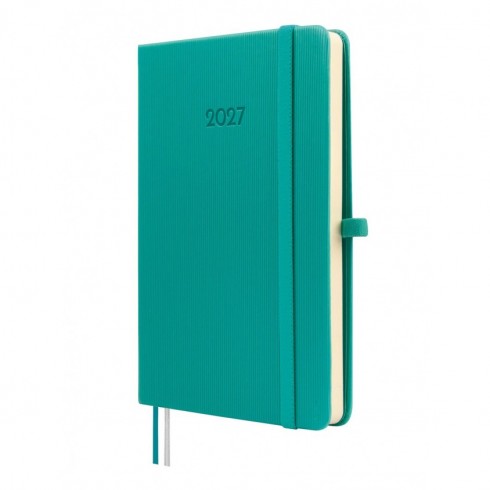 AGENDA TEXTURA M4 118X168 SV 2027 TURQUESA