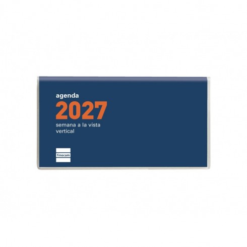 AGENDA CÓCTEL PL1 64X118 SV  AZUL 2027