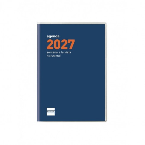 AGENDA CÓCTEL PL3 82X127 SV  AZUL 2027