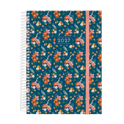 AGENDA DESIGN E10 155X212 1DP 2027 FLORA