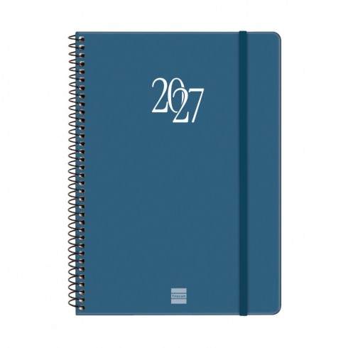 AGENDA ESPIRAL MY E10 155X212 SV 2027 AZUL