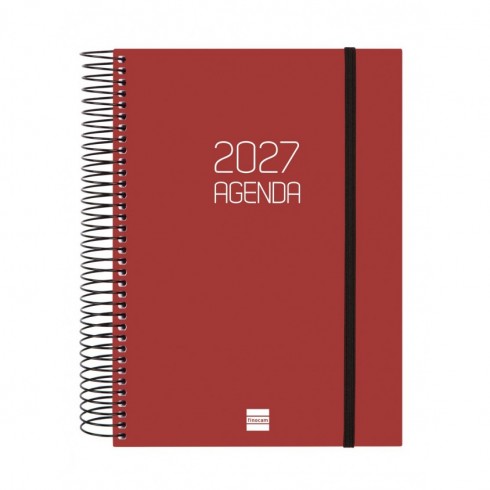 AGENDA OPAQUE E10 155x212 1DP 2027 BURDEOS