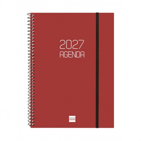 AGENDA OPAQUE E10 155x212 SVH 2027 BURDEOS