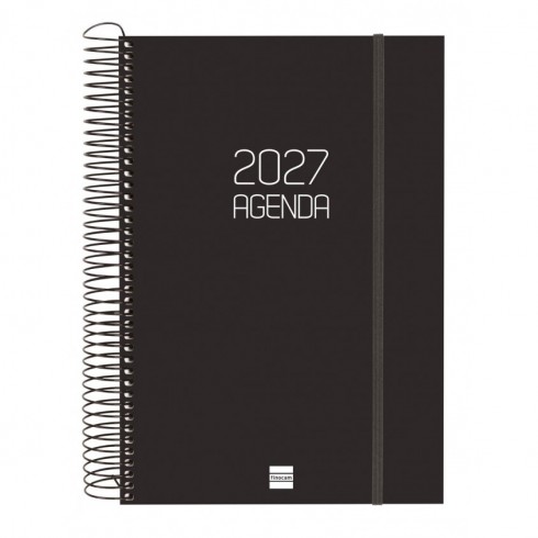 AGENDA OPAQUE E11 165x242 1DP 2027 NEGRO